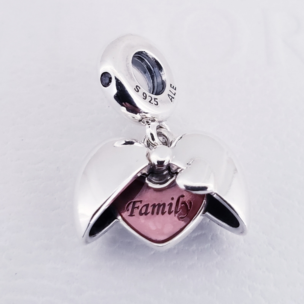 👨‍👩‍👧‍👦 Authentic Pandora ⭐️RETIRED⭐️ FAMILY DANGLE CHARM